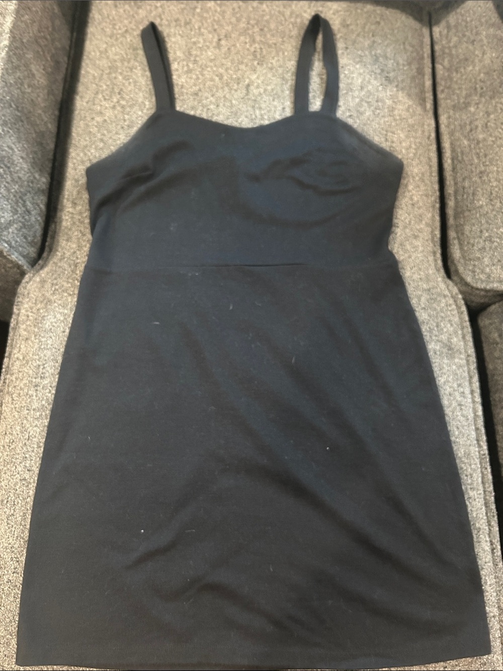 Old Navy Black Mini Tank Dress with Slim Straps